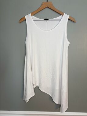 Lisa Bayne Women’s Caledonia Tank Top in White, Size XS
